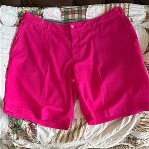 Walter Hagen Pink Flat Front Men Shorts